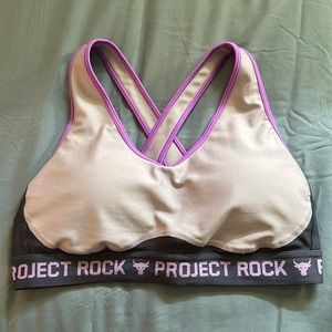 Under Armour Project Rock sports bra.